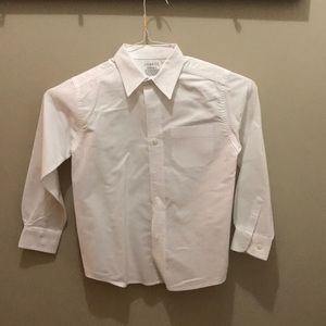 Boys White Button Down